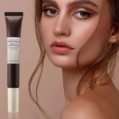 Crema probiótica para ojos con centella asiática (20 ml): antiarrugas, nutritiva, reparadora, reafirmante e hidratante.