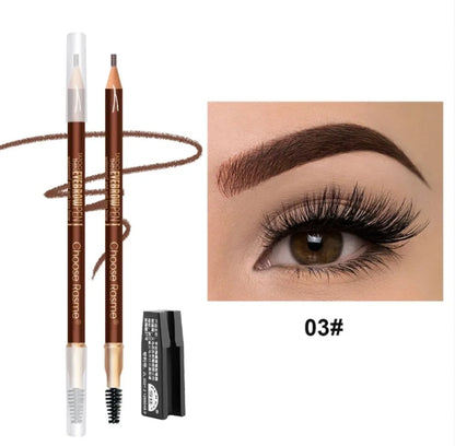 Lápis Sobrancelhas Profissional Micro Afiador – Efeito Longa Duração Ferramenta Escultura Bico Pato