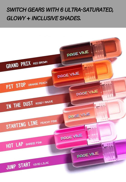 Rubor líquido perlado en 6 colores: resistente al agua y al sudor, efecto natural y duradero.