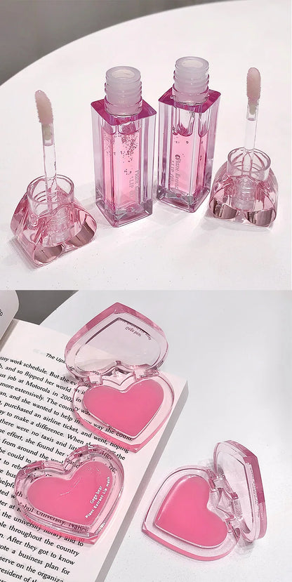 Bálsamo labial con extracto de plantas Gege Bear: brillo hidratante, incoloro y nutritivo.