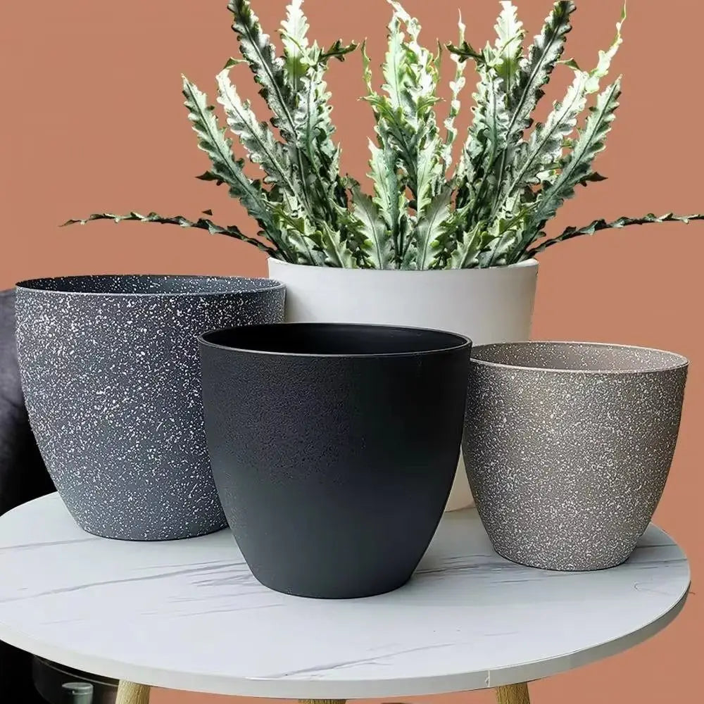 Vaso Bonsai Efeito Pedra Grande Capacidade - Varanda Jardim Decoração Cultivo Plantas