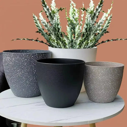 Vaso Bonsai Efeito Pedra Grande Capacidade - Varanda Jardim Decoração Cultivo Plantas