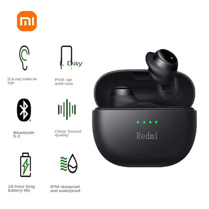 Xiaomi Redmi Bluetooth 5.2 Waterproof - Sports In-Ear Headphones with Mini Case