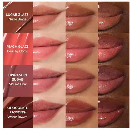 Glaze Craze – Sérum labial con polipéptidos y color | Bálsamo hidratante | Brillo labial nutritivo y con color | Brillo original