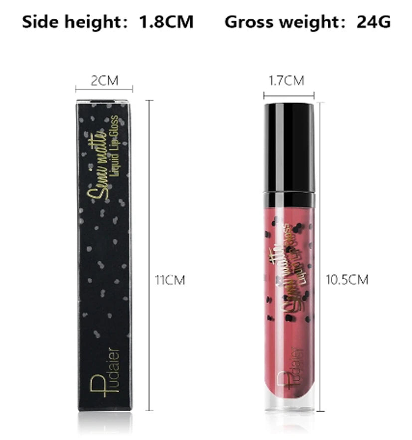 Batom Líquido Mate À Prova de Água Veludo