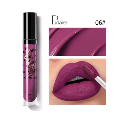 Batom Líquido Mate À Prova de Água Veludo