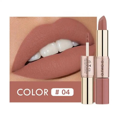 Batom 2 em 1 Matte e Gloss 12 Cores
