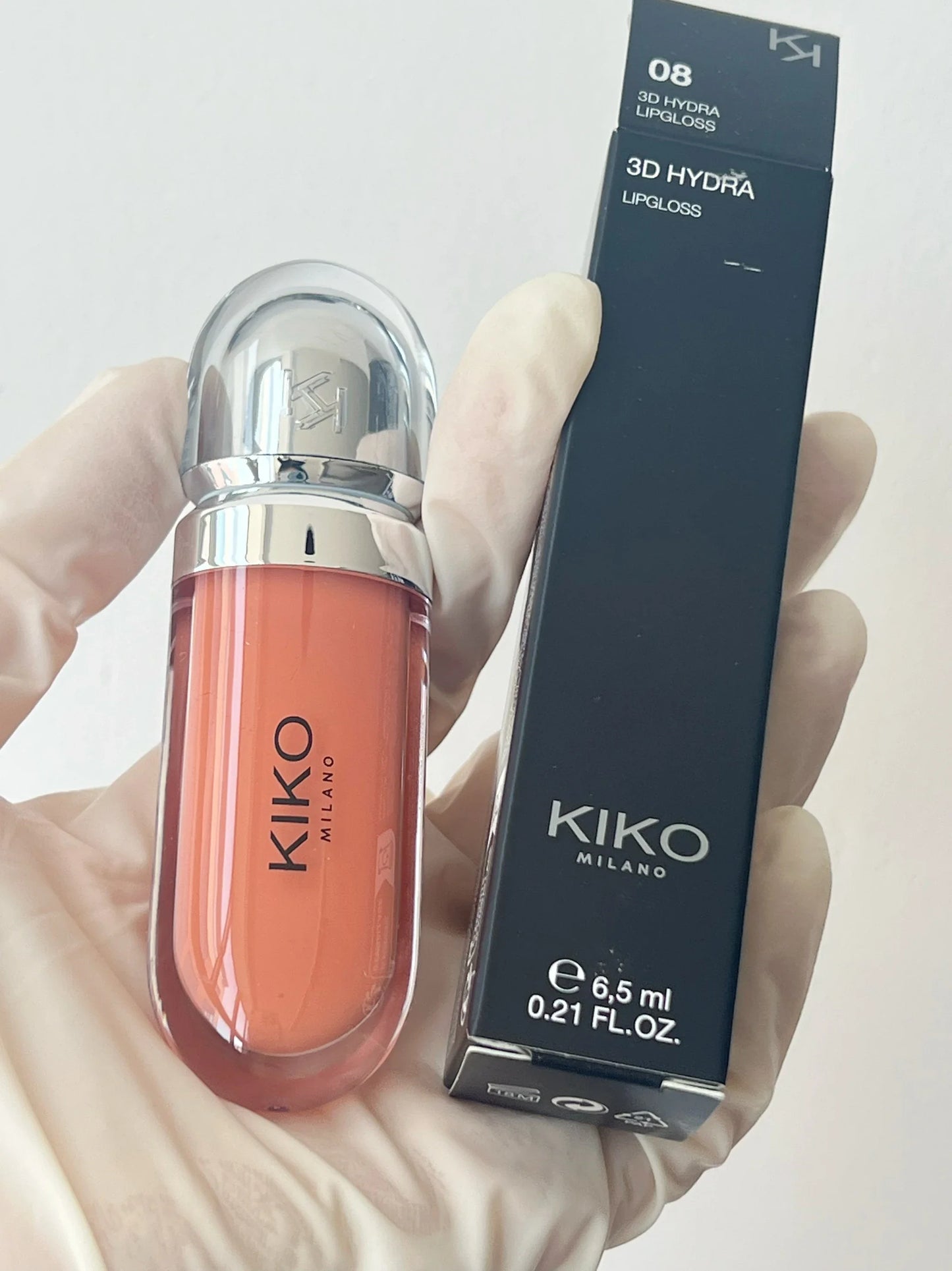 Brillo de labios KIKO 3D Hydra Mirror: brillante, perlado, voluminizador, intransferible