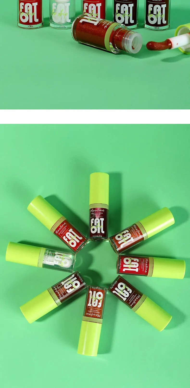 Brillo labial hidratante, resistente al agua y de larga duración. Líquido, intransferible y con envase ecológico.