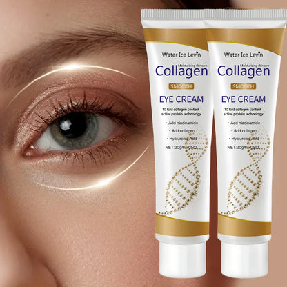 Crema de colágeno para ojos: antiojeras, hinchazón, reafirmante, hidratante y cuidado del contorno de ojos.