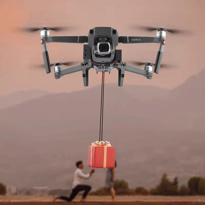 Airdrop Launch System with Servo Switch, Long-Range Control and Parachute, with Landing Gear for DJI Mavic Pro 1 / Mavic 2 Zoom Pro – Accessories