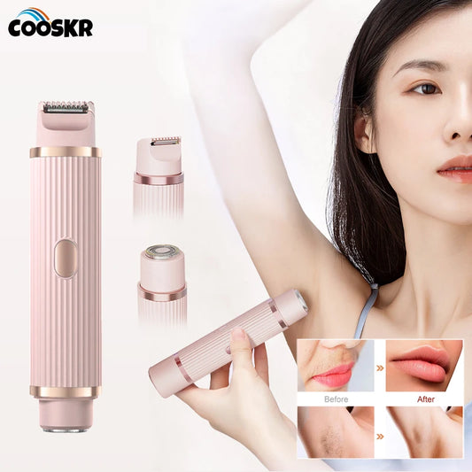 Depilador Elétrico Feminino 2 em 1 Portátil