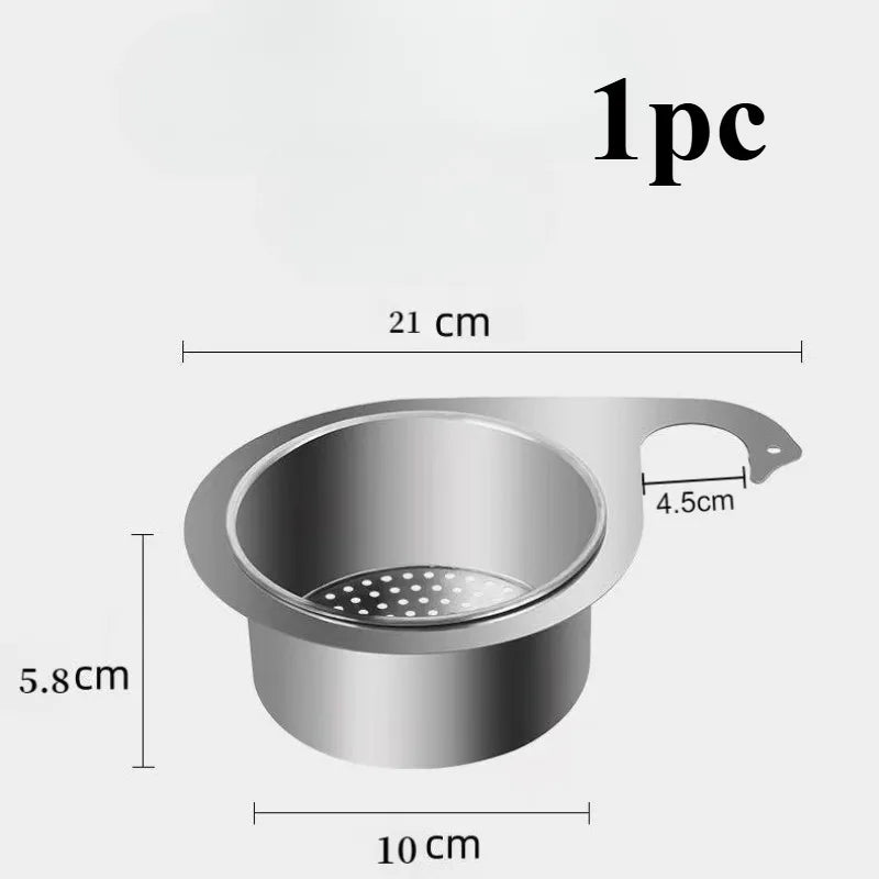Cesta Drenagem Cisne Resistente - Organizador Pia Cozinha Montagem Bancada Economiza Espaço