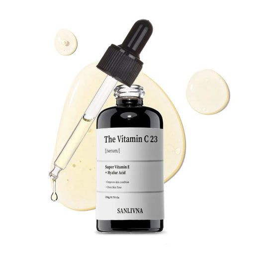 Sérum Vitamina C Pura 23% com Vitamina E e Ácido Hialurônico 20g - Ilumina Hidrata Uniformiza Tom