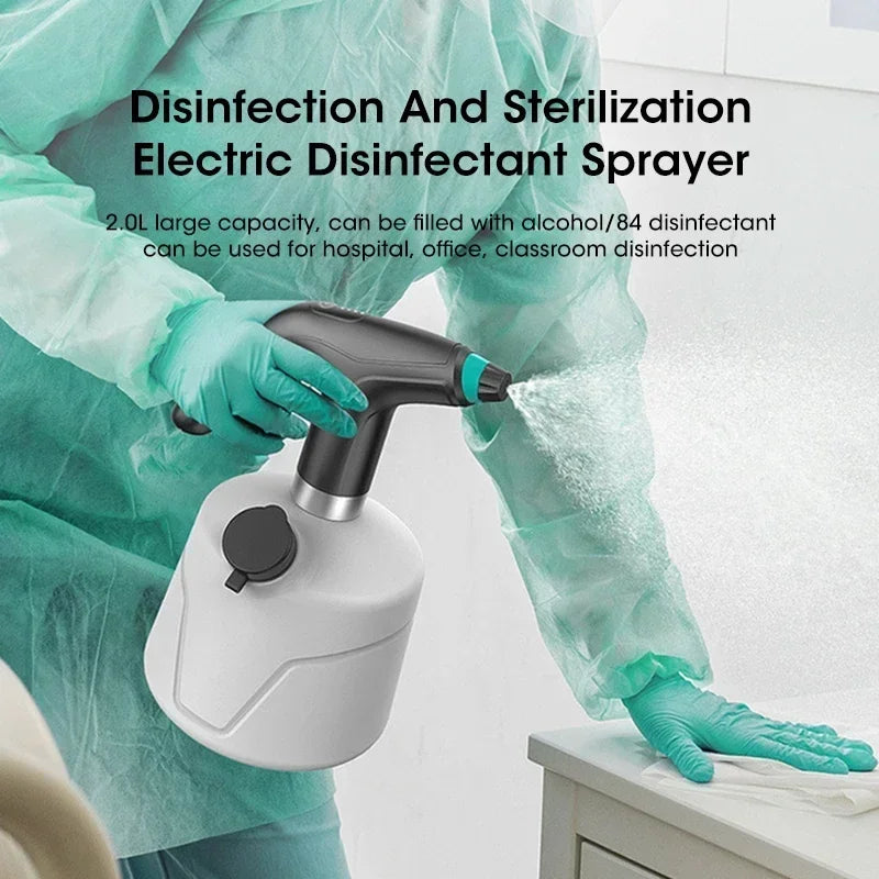 Pulverizador Elétrico 2L para Jardim e Irrigação - Automático Recarregável para Plantas