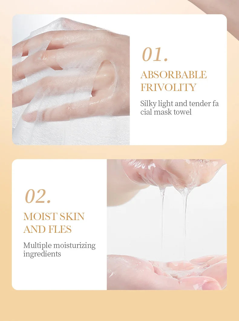 Máscara Facial Colágeno Antirrugas 10un