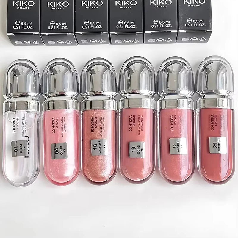 Brillo de labios KIKO 3D Hydra Mirror: brillante, perlado, voluminizador, intransferible