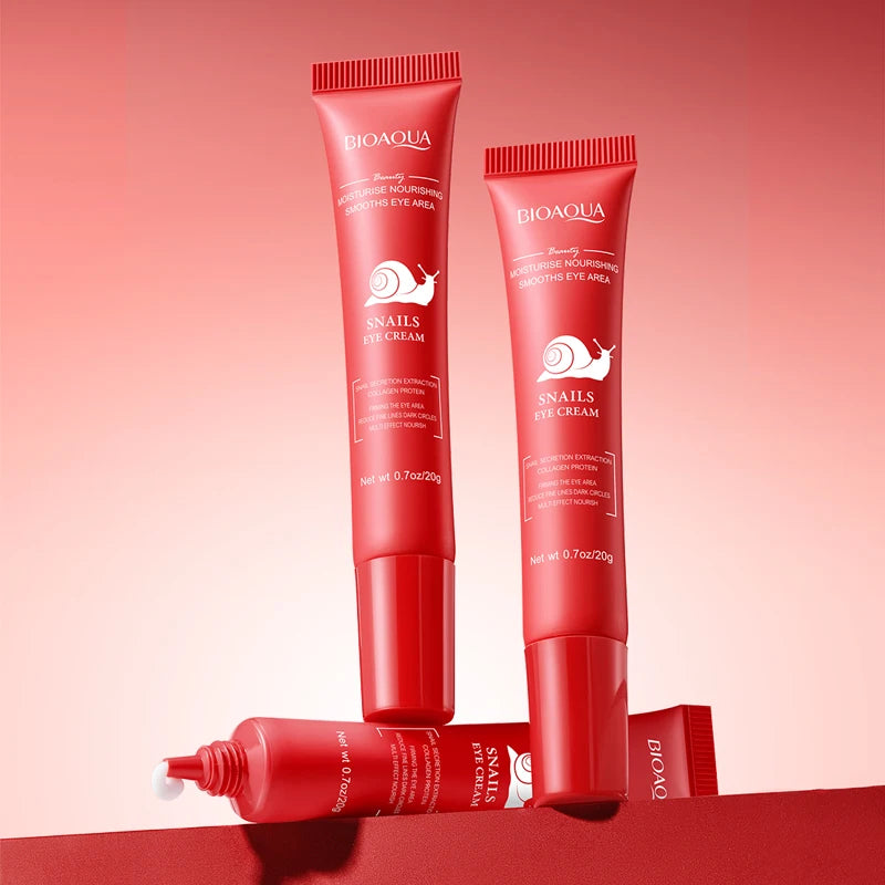 Conjunto BIOAQUA Caracol Anti-Idade - Sérum Facial Creme Olhos Hidratante Iluminador