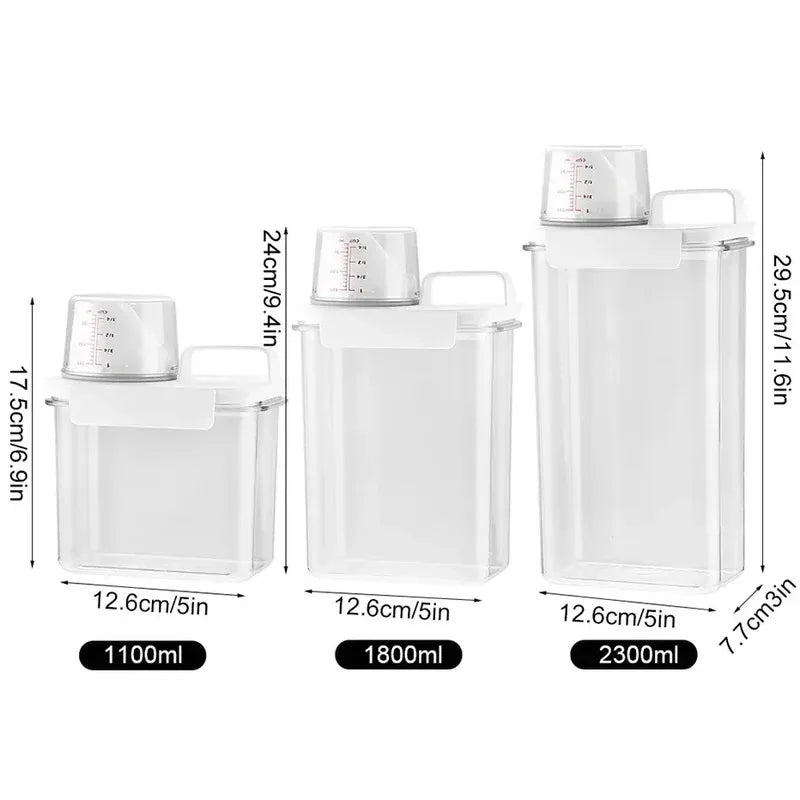 Dispensador Detergente Líquido Recarregável com Escala - Recipiente Vazio Amaciador Lixívia Lavandaria