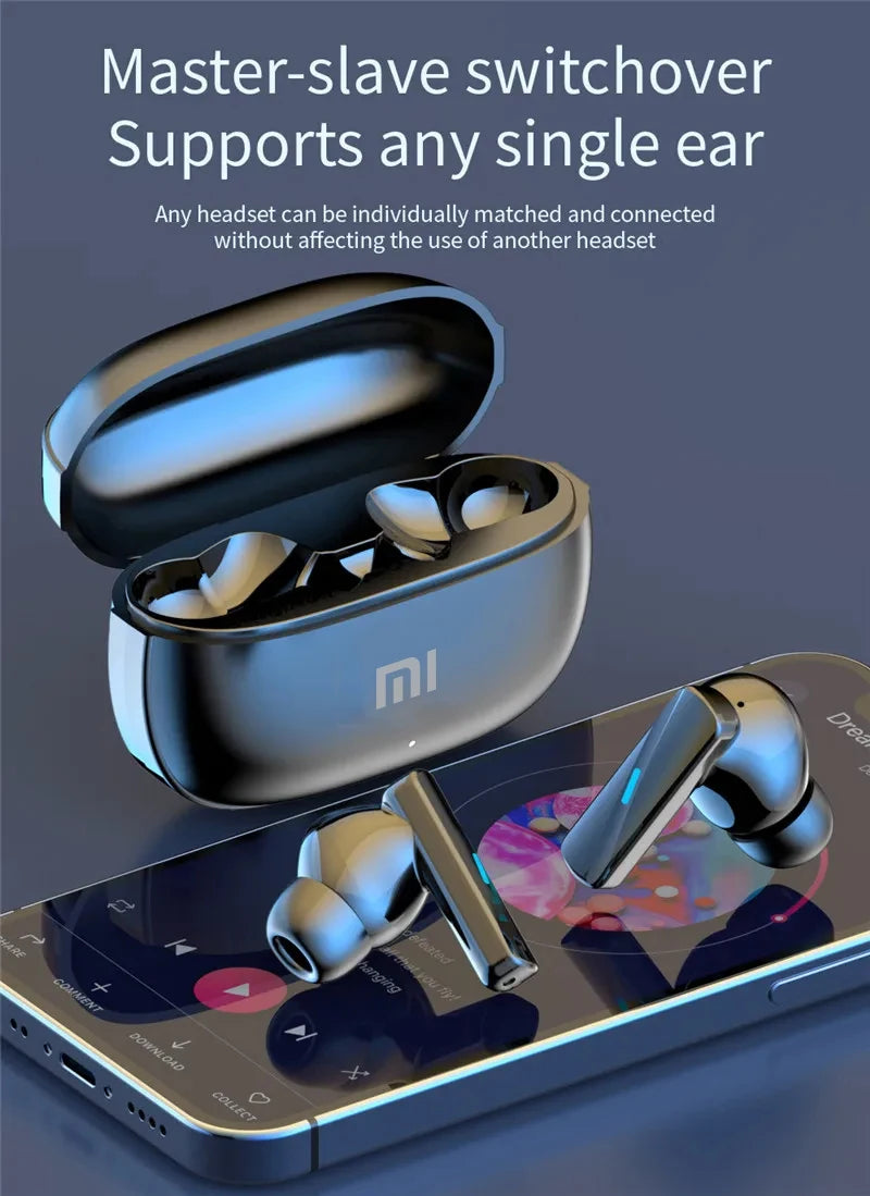 Xiaomi True Wireless Earbuds with Flip Case - Waterproof Bluetooth Headphones for Sports