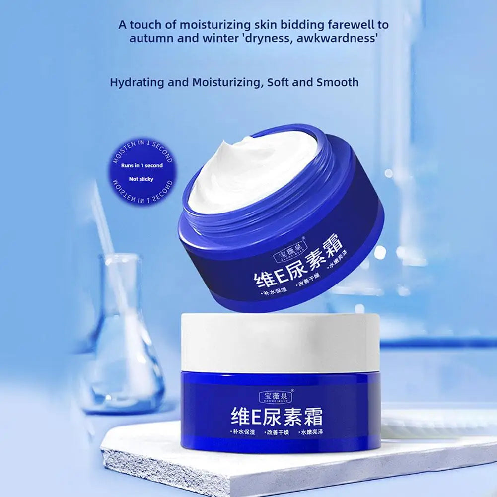 Creme Hidratante Ureia 70g Vitamina E 10% – Corpo Mãos Rosto Loção Pele Seca Reparador Rachaduras Suavizante