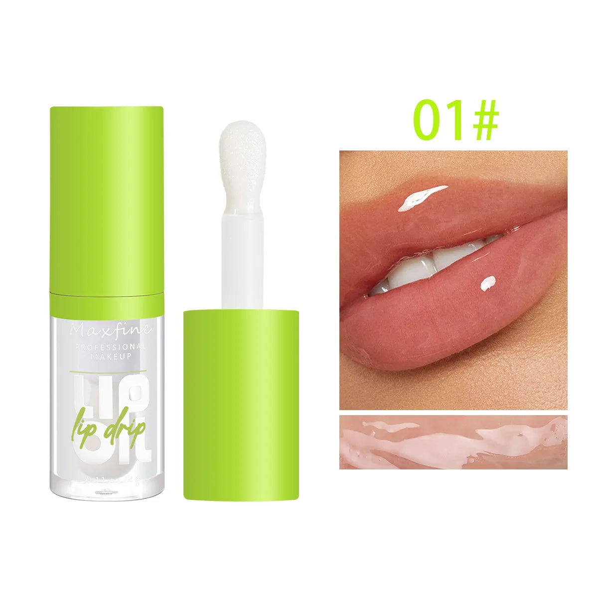 Brillo labial hidratante, resistente al agua y de larga duración. Líquido, intransferible y con envase ecológico.
