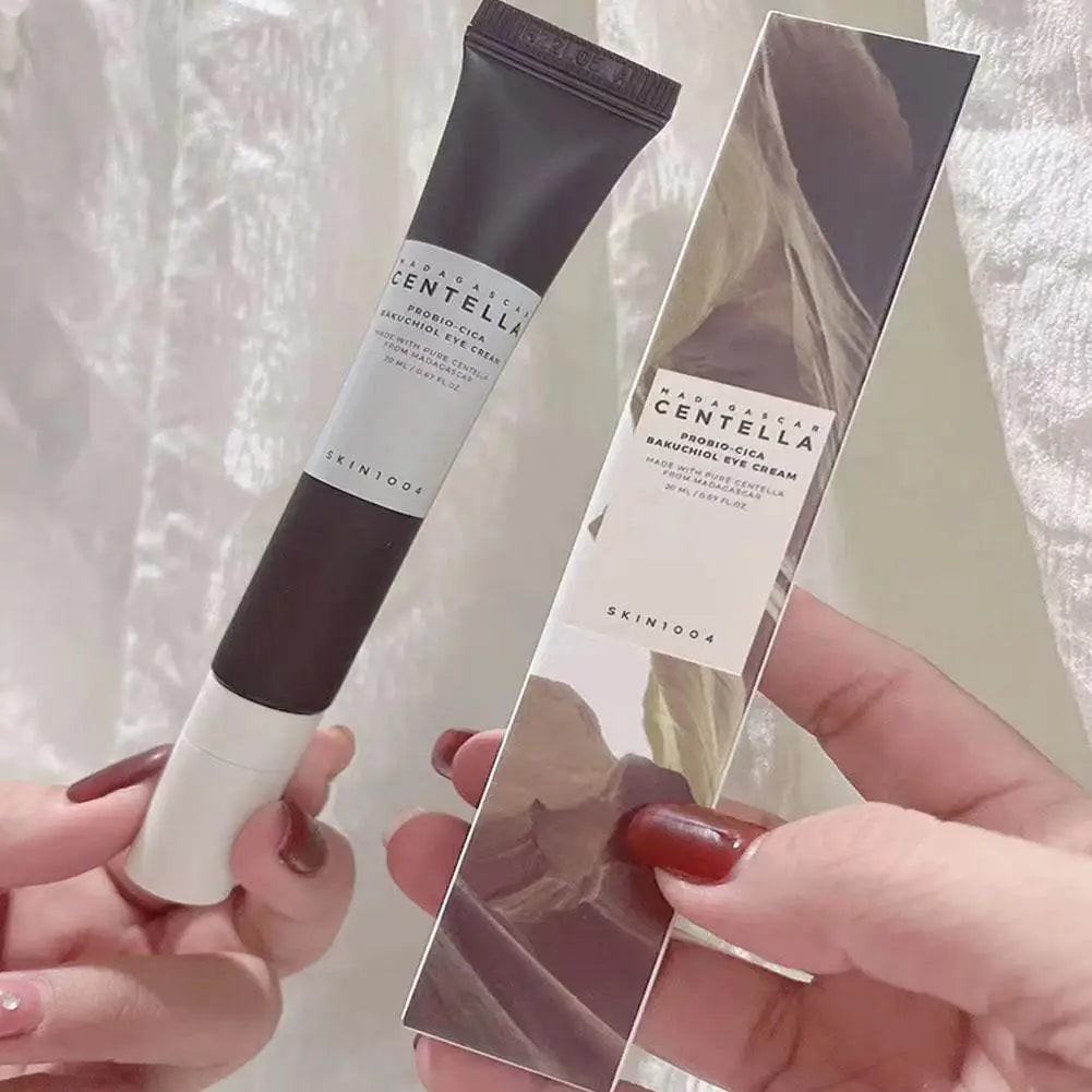 Crema probiótica para ojos con centella asiática (20 ml): antiarrugas, nutritiva, reparadora, reafirmante e hidratante.