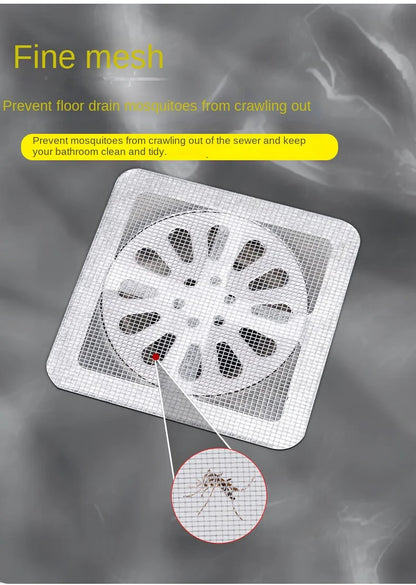 Filtro Adesivo para Pia – Tela Anti-Entupimento para Cozinha e Dreno | Adesivo Prático para Evitar Obstruções