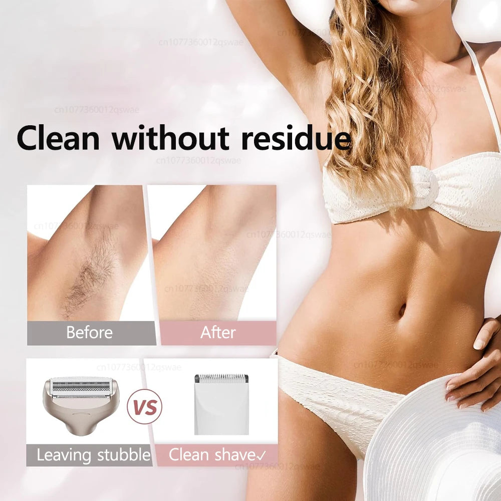 Depilador Elétrico Feminino Portátil Indolor