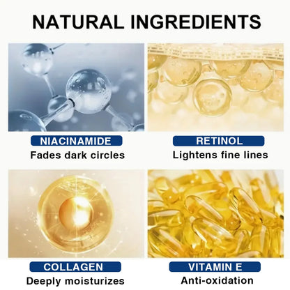 Crema facial con colágeno, retinol y ácido hialurónico: antiedad, reafirmante, lifting, líneas de expresión, iluminadora e hidratante.