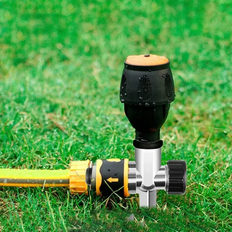 Aspersor Automático Premium 360º Jardim – Rega Inteligente Rotativa Cobertura Ampla Profissional