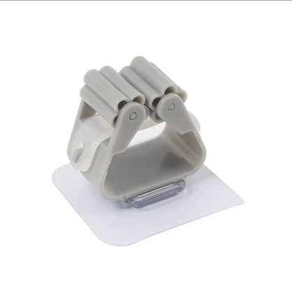 Gancho de Armazenamento para Vassoura e Mopa – Suporte Multiuso de Parede | Organizador Impermeável para Casa de Banho | Suporte para Ferramentas de Limpeza