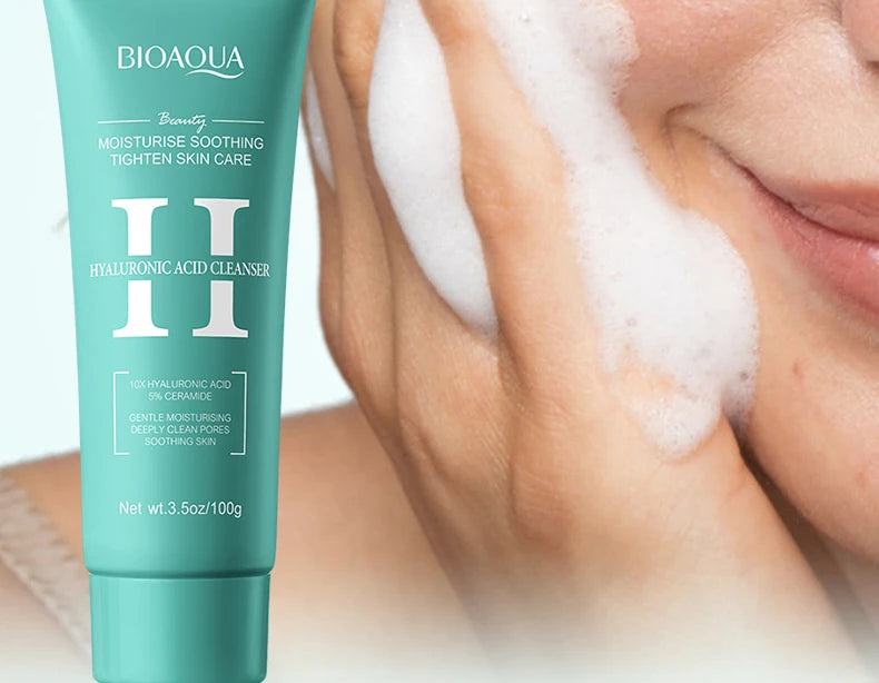 Gel Limpeza Facial BIOAQUA Ácido Hialurônico