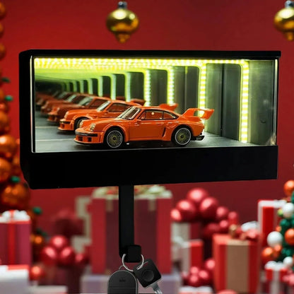 Porta Chaves Garagem Carro com Luz LED - Organizador Chaves Parede Entrada Casa Apartamento