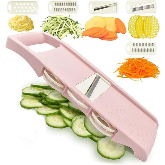 Mandoline Slicer 5 em 1 Multi Lâminas