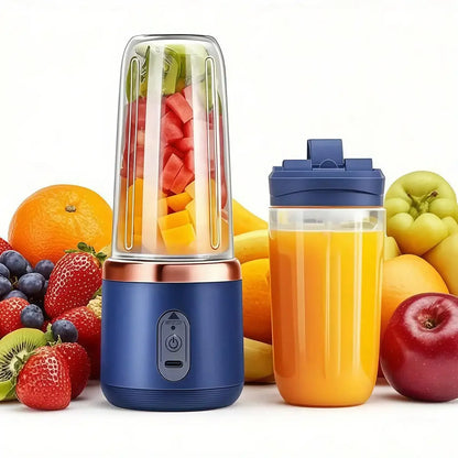 Liquidificador Portátil Potente com Copo - Smoothies Frutas Vegetais Cozinha Ginásio