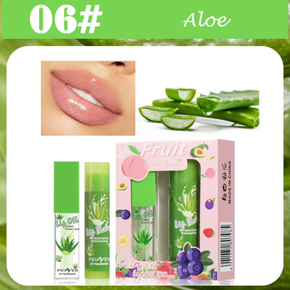 Kit de aceite labial hidratante afrutado