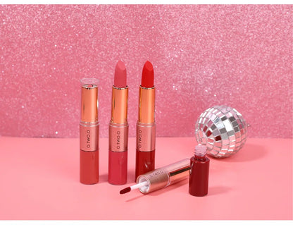 Batom 2 em 1 Matte e Gloss 12 Cores