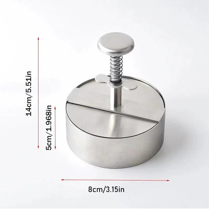 Prensa Hambúrgueres Aço Inox 304 Ajustável