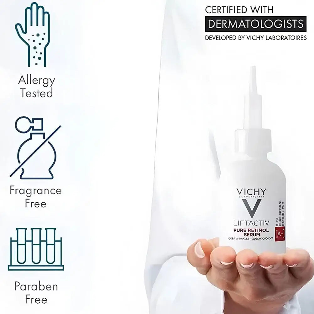 Crema Reparadora Facial Vichy con Ácido Salicílico 16% VC - Sérum de Retinol con Ácido Hialurónico B3