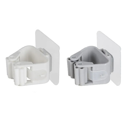 Gancho de Armazenamento para Vassoura e Mopa – Suporte Multiuso de Parede | Organizador Impermeável para Casa de Banho | Suporte para Ferramentas de Limpeza