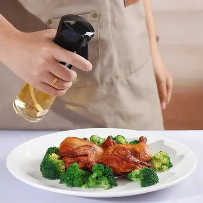 Spray de Óleo para Cozinha - Pulverizador Dispensador Azeite Reutilizável Grau Alimentar Vinagre