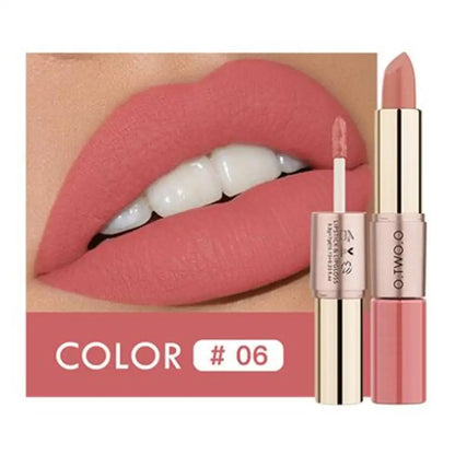 Batom 2 em 1 Matte e Gloss 12 Cores