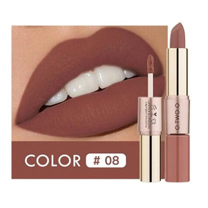 Batom 2 em 1 Matte e Gloss 12 Cores