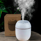 USB Mini Humidifier Essential Oil Diffuser - Notebook with LED for Home and Car