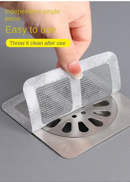 Filtro Adesivo para Pia – Tela Anti-Entupimento para Cozinha e Dreno | Adesivo Prático para Evitar Obstruções