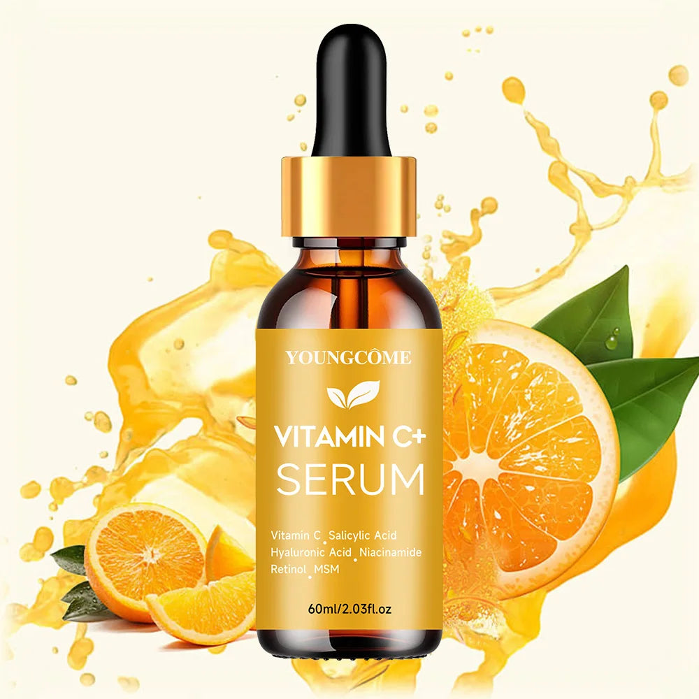 Sérum Vitamina C+ Anti-Rugas 60ml - Lifting Firmeza Ilumina Clareia Linhas Finas Anti-Idade