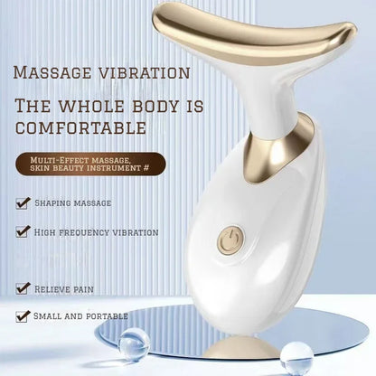 Massageador Facial EMS com LED