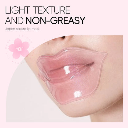 Máscara Labial LAIKOU 5/10pcs - Hidratação Profunda Reparadora Anti-Rugas Lábios