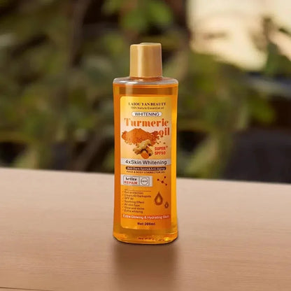 Aceite esencial de cúrcuma y jengibre 200 ml – Hidratación profunda | Sérum facial nutritivo y calmante | 1 o 2 unidades